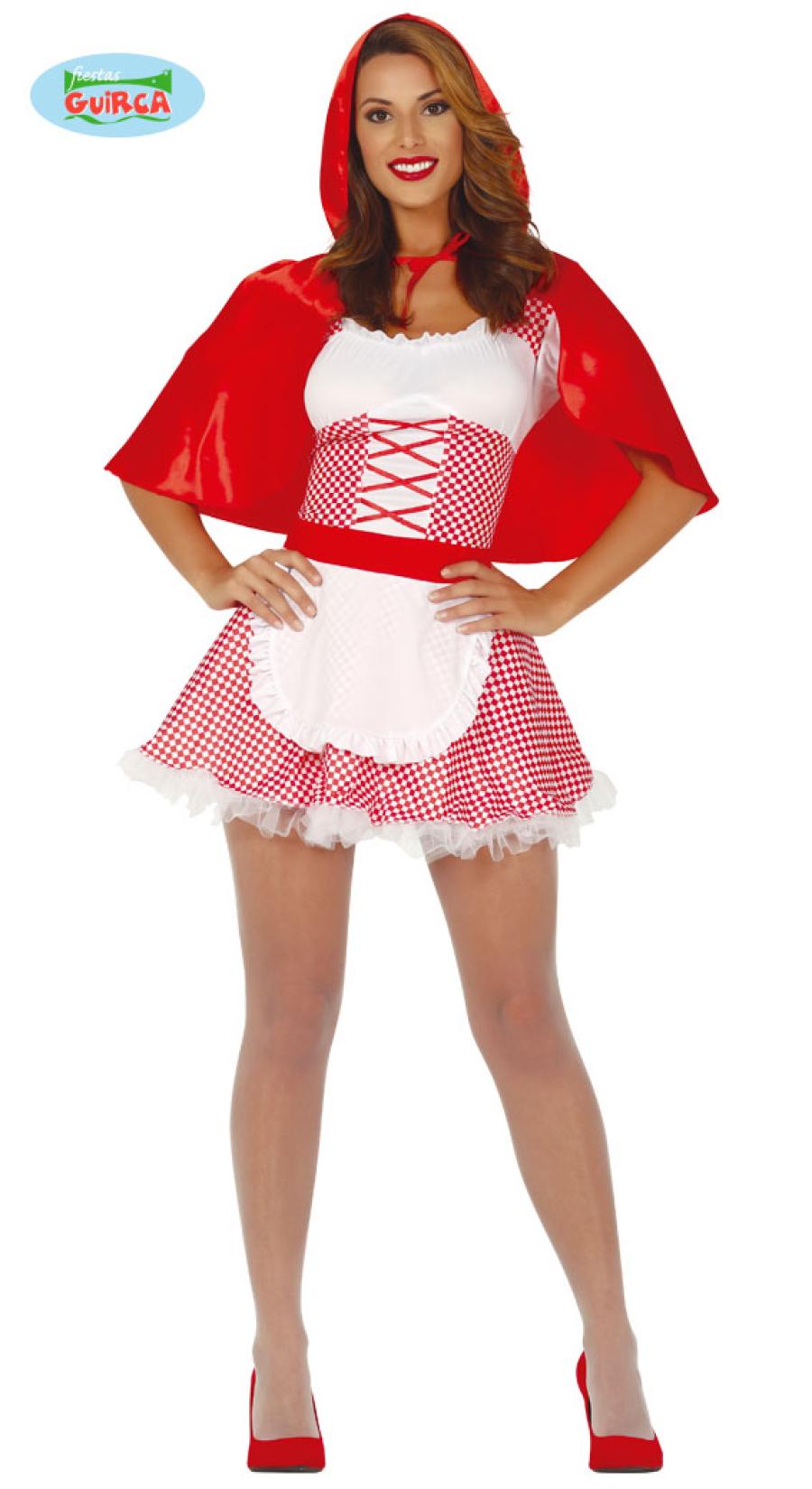 Guirca Carnevale Halloween vestito Costume cappuccetto rosso horror  Taglia disponibile 3-4 anni