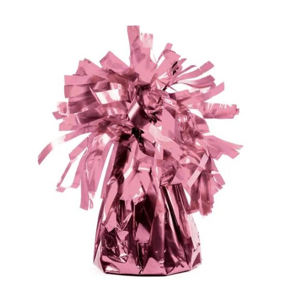 Pesetti per Palloncini Elio, Colore rosa goldcf da 4 pezzi 130 g -   - Addobbi ed articoli per feste, eventi e party