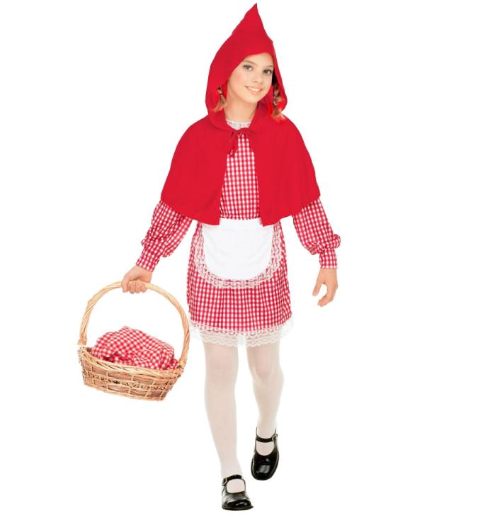 Costume da Cappuccetto rosso, taglia L 52, per nonna e lupo